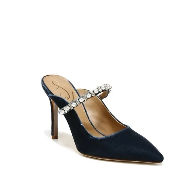 Sam Edelman Hyland Pointed Toe Mule in Sapphire 5.5 - Picture 8 of 9